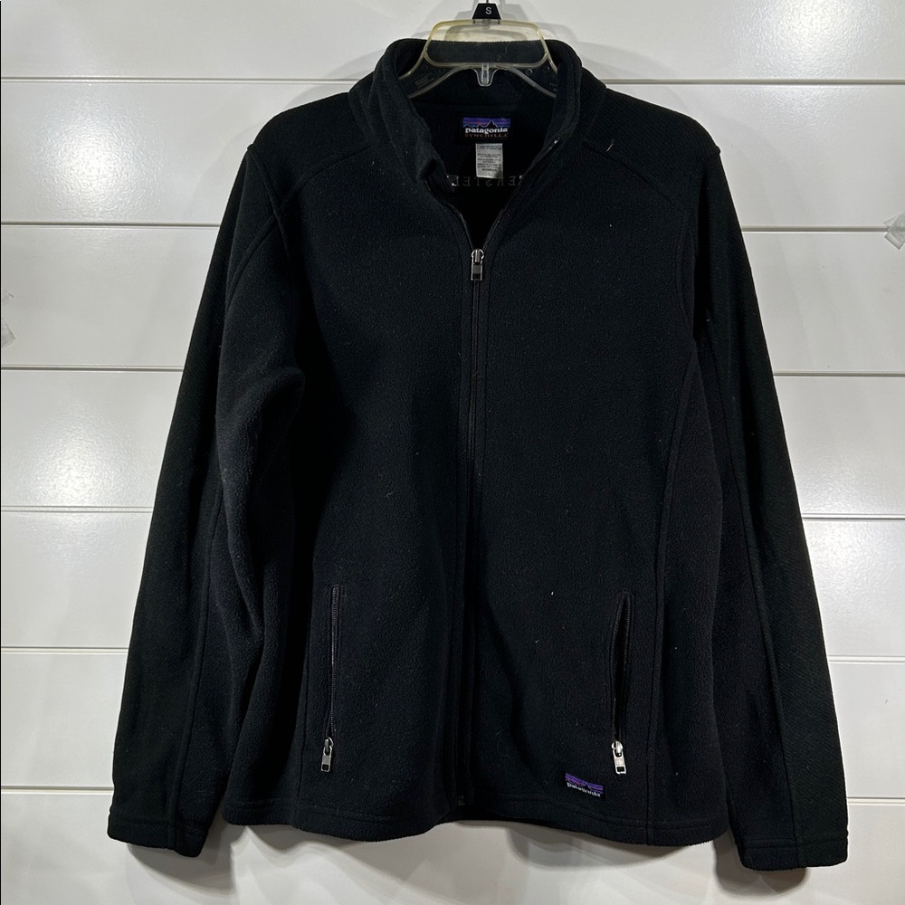 Patagonia Synchilla black fleece full zip jacket